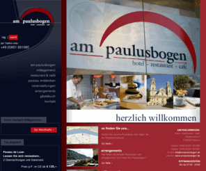 paulusbogen.info: Willkommen im Hotel Am Paulusbogen in Passau in Niederbayern - Hotel Restaurant Cafe
Freuen Sie sich auf erholsame Urlaubstage in der schönen Dreiflüssestadt Passau in Niederbayern - Hotels in Passau laden Sie ein.