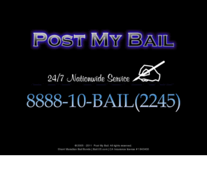 postmybailbonds.com: Bail Bonds | bail.us.com
Nationwide bail bonds, available 24 hours a day. Call 888-810-BAIL for bail.