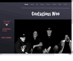 contagiouswoo.com: contagious woo
contagious woo band from Buffalo New York