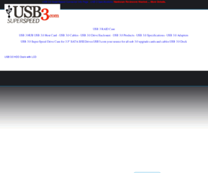 fastusb.com: USB3.com - USB 3.0 SuperSpeed Product Site by USBGear.com
