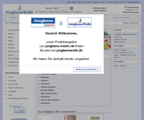 junghans-creativ.de: Junghans Wolle - Ideen für Ihr Hobby Handarbeiten: Stricken, Sticken, Häkeln, Basteln ...
Der Junghans-Wolle Online-Shop, Deutschlands größtes Fachgeschäft für Handstrickgarne und Ihr kreatives Hobby Handarbeiten. Sie finden Produkte aus den Sortimenten Stricken, Häkeln, Sticken, Basteln, Malen oder Knüpfen. Ihrer Kreativität sind keine Grenzen gesetzt.