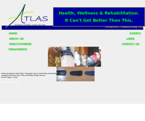 asfrcare.ca: Health, Wellness & Rehabilitation.  It Can't Get Better Than
This. Mississauga, Malton, Chiropractic, Physiotherapy, Acupuncture clinic.
Atlas Sports Fitness and Rehab is an  innovative complementary healthcare clinic, offering only the beat care in it's centre.  At Atlas Sports Fitness and Rehab you will find friendly, professional staff who are more than happy to be a service. We offer many services and products which will help you on your road to recovery.