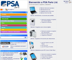 psaparts.es: Baterías, caragdores y alimentaciones de PSA Parts Ltd.
Baterías, adapadores y cargadores PSA Parts para portátiles videocamaras cámeras digitales pda smartphone mp3 dvd videoplayer