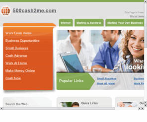 500cash2me.com: Domain Names, Web Hosting and Online Marketing Services | Network Solutions
Find domain names, web hosting and online marketing for your website -- all in one place. Network Solutions helps businesses get online and grow online with domain name registration, web hosting and innovative online marketing services.