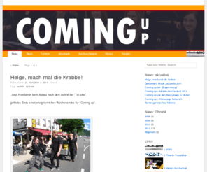 coming-up.net: COMING UP - Die Schulbigband des Wilhelm-Hofmann-Gymnasium
