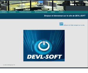 devl-soft.com: Accueil - DEVL-SOFT
Auto-Entrepreneur spécialisé dans le developpement d'applications bureautiques