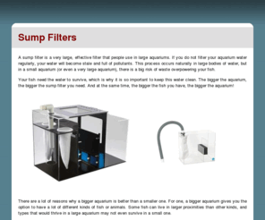 sumpfilter.com: Sump Filter | Aquarium Sump Filters
Sump Filter: Get information, buying tips and buying options for the sump filter for your aquarium.