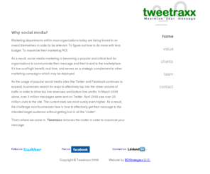 tweetraxx.com: Welcome to Tweetraxx, Maximize your message
Maximize your message.