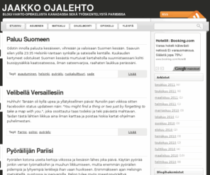 zeikko.fi: vaihto-opiskelu ulkomailla - opiskelija - blogi - tietotekniikka
Tietotekniikan insinööriopiskelijan blogi. Aiheina esimerkiksi vaihto-opinnot, web-ohjelmointi, Lego Mindstorms NXT robotit, jne.