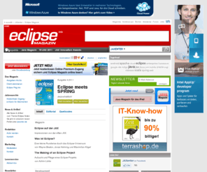 eclipsemagazine.org: it republik - Jaxenter
Portal f.r Java(TM), Enterprise Architekturen, SOA