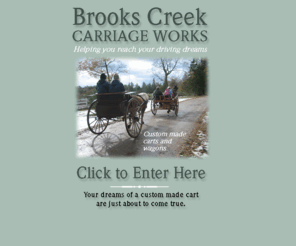 meadowbrookcarts.com: Brooks Creek Carriage Works, Fremont, Michigan
