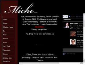 michefambro.net: Welcome to Miche.com
Miche Fambro, Singer Songwriter, Philly Soul meets Urbane Folk.