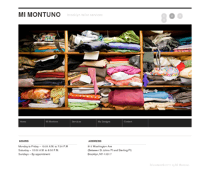 mimontuno.com: Mi Montuno tailors
A Brooklyn-based tailor shop based in Prospects Heights, on Washington Ave. Providing custom clothing, alterations and repairs.