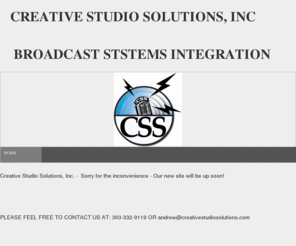 creativestudiosolutions.com: CREATIVE STUDIO SOLUTIONS
