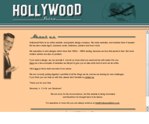 hollywoodretro.com: Hollywood Retro
HollywoodRetro.com - Online web design and graphic design company.