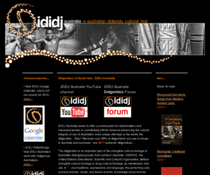 ididj.com.au: Didgeridoo Cultural Hub - iDIDJ Australia
Didgeridoo information and cultural resource centre - Australia's unique hub dedicated to the didgeridoo's cultural foundations