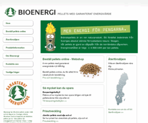 bioenergilulea.se: Pellets med garanterat energivärde
Bioenergi har tillverkat pellets sedan 1998 och är idag en av Sveriges största tillverkare med en kapacitet på 95000ton pellets per år. Våra pellets har energigaranti och hamnar i klass 1 enligt svensk standard, och det med marginal.