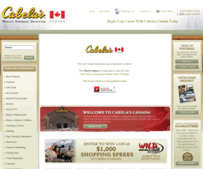 cabelas.ca: Cabelas Canada - Hunting Fishing Camping GPS Optics & Outdoor Gear
Cabelas Canada