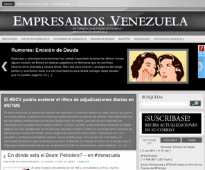 empresariosvenezuela.com: Ser Empresario en Venezuela
BLOG DE JESUS DELASCIO, SOBRE INFORMACIÓN EN TORNO A LA ACTIVIDAD ECONÓMICA Y FINANCIERA EN VENEZUELA