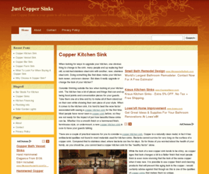 justcoppersinks.com: Just Copper Sinks
Just Copper Sinks is your only resource for all the information you need to make the best decision in choosing a copper sink.