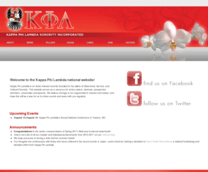 kappaphilambda.org: Kappa Phi Lambda Sorority, Inc.
Kappa Phi Lambda Sorority - National Homepage