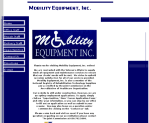 mobilityequipmentinc.com: Home
Serving the Veteran's Affairs and private payees all over northern California!