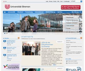 uni-bremen.de: Universität Bremen: Startseite
Willkommen auf den Webseiten der Universität Bremen. Die Startseite enthält aktuelle Meldungen und weist den Weg zu den Informationen zu Universität, …