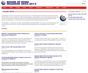 decadewatch.org: Decade of Roma Inclusion 2005-2015 - Decade Watch
 