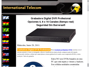grabadoradigital.net: Grabadora Digital DVR
Grabadora Digital DVR y Circuito Cerrado de Television (CCTV)