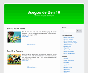 juegosben.org: Juegos de Ben 10
Aqui encontrarás los mejores juegos de ben 10 gratis y actualizados a diario.