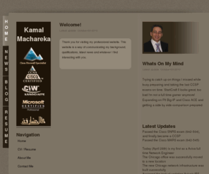 machareka.com: Kamal Machareka - كمال مشارقة - Homepage
This is Kamal Machareka's Professional website