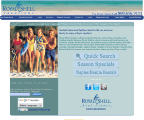 royalshell.com: Sanibel Captiva Accommodations Guide - the best places to stay.
Sanibel and Captiva Islands' most extensive directory of vacation rental condos and private homes. Professionally managed with hotel-style services.