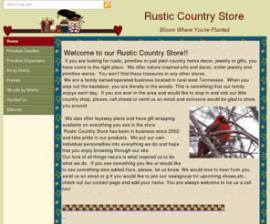 rusticcountrystore.com: Home
rustic,country,prim,primitive,west tennessee,tn,Cheap summer sandals. IslandSurf.com ,grubby candle,tin can candle,rustic candle,antler,antler jewelry,antler earrings,antler necklace,antler decor,home decor,gourds,gourd art,gourd patterns,gourd rattl