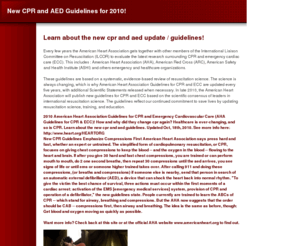 americanheartassociation2010.com: New cpr 2010 American Heart Association Guidelines CPR update
New 2010 American Heart Association Guidelines for CPR aed Emergency Cardiovascular Care new AHA update CPR ECC