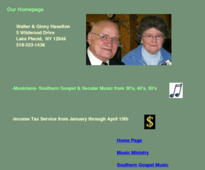 haselton1.com: Walter & Ginny Haselton
Walter & Ginny Haselton Homepage