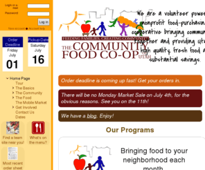 foodco-op.net: The Community Food Co-op of Utah: Crossroads Urban Center
A self-sustaining food purchasing network along the Wasatch Front that brings people together for food, savings, and community.