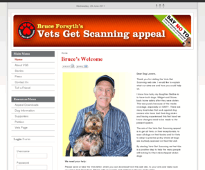 vetsgetscanning.com: Bruce’s Welcome
Bruce Forsyth's Vets Get Scanning Appeal promoting awareness about the lack of microchip scanning in veterinary surgeries across the uk.