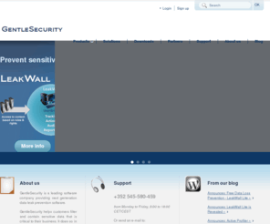 gentlesecurity.com: GentleSecurity - Homepage
Data Leak Prevetion