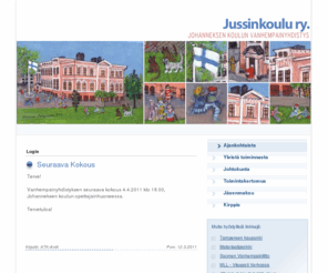 jussinkoulu.net: Jussinkoulu ry
Jussinkoulu ry, Johanneksen Koulun Vanhempainyhdistyksen viralliset sivut