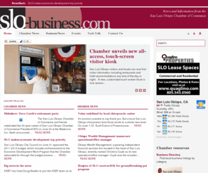 slo-business.com: Business News and Information | San Luis Obispo Business Guide and Directory. - Slo-Business.com
Get the latest San Luis Obispo business news and information from the San Luis Obispo Chamber of Commerce.