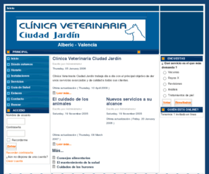 veterinariaciudadjardin.com: Clinica Veterinaria Ciudad Jardin - Inicio
Mambo - the dynamic portal engine and content management system