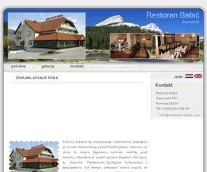 restoran-babic.com: Restoran Babić
