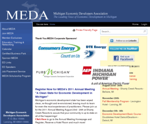 medaweb.org: MEDA - Michigan Economic Developers Association ||
Home
