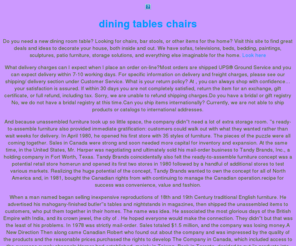 dining-tables-chairs.com: Purchase dining tables chairs from www.dining-tables-chairs.com
 dining tables chairs, Do you need a new dining room table? Looking for chairs, bar stools, or other items for the home? Visit this site to find great deals and ideas to decorate your house, both inside and out. We have sofas, televisions, beds, bedding, paintings, sculptures, patio furniture, storage solutions, and everything else imaginable for the home.