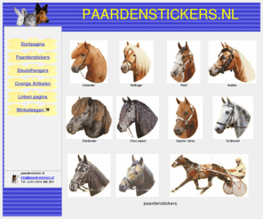 paardenstickers.nl: PAARDENSTICKERS.NL , de webwinkel voor uw paard of veulen.
PAARDENSTICKERS.NL , de webwinkel voor uw paard of veulen.