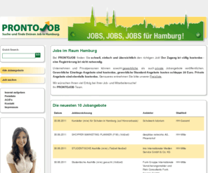 pronto-job.com: Prontojob - Jobs in Hamburg und Umgebung
