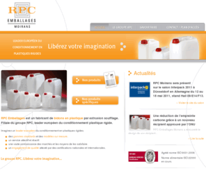 rpc-moirans.fr: RPC Emballages - Accueil
RPC Emballages Moirans est un fabricant de bidons en plastique par extrusion soufflage. Filiale du groupe RPC, leader européen du conditionnement plastique rigide. 