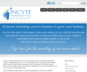 incytemarketing.com: Growth Through Integration, Incyte - Creative Design, TV, Radio, Print, Mobile, Social Media, SEO and Website Design
Incyte Marketing