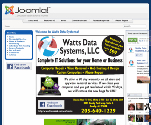 wattsdata.com: Welcome to Watts Data Systems!
Watts Data Systems - your complete source for computer sales and service