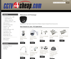 dvr4cheap.com: CCTV4cheap, Reasonably Priced Surveillance Superstore
CCTV4cheap :  - PTZ Speed Dome Cameras Power Distribution Cables Connectors Screen Mounts Accessories DVR Standalone Video Baluns DVR Card ecommerce, open source, shop, online shopping